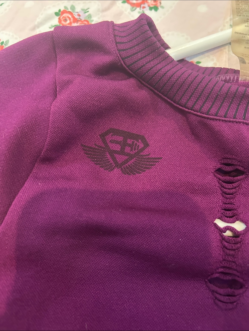 Engineered Life Motus 2.0 Seamless Crop Top | Gaia Purple | Tag S (Fits XS)
